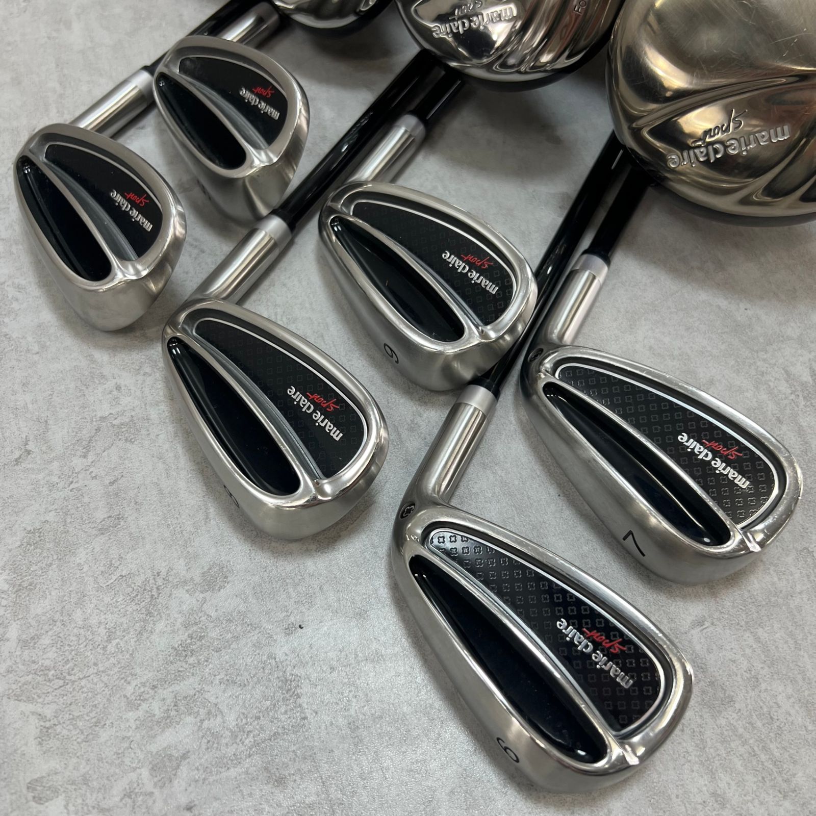 最大90％オフ／最終セール！ マリクレール レディースゴルフ クラブセット 10本 右利き用 marie claire 低価格！