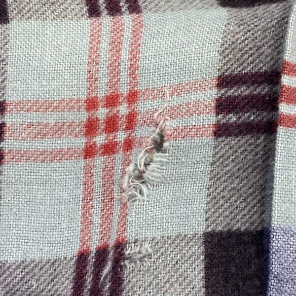 中古】BRENT BRENT 60s チェック柄 プリントネルシャツ マルチカラー S