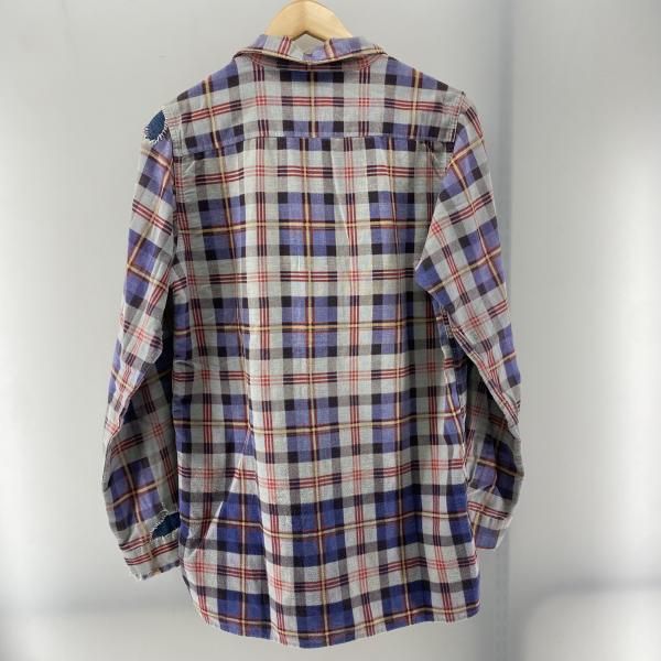 中古】BRENT BRENT 60s チェック柄 プリントネルシャツ マルチカラー S