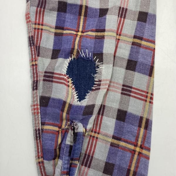 中古】BRENT BRENT 60s チェック柄 プリントネルシャツ マルチカラー S