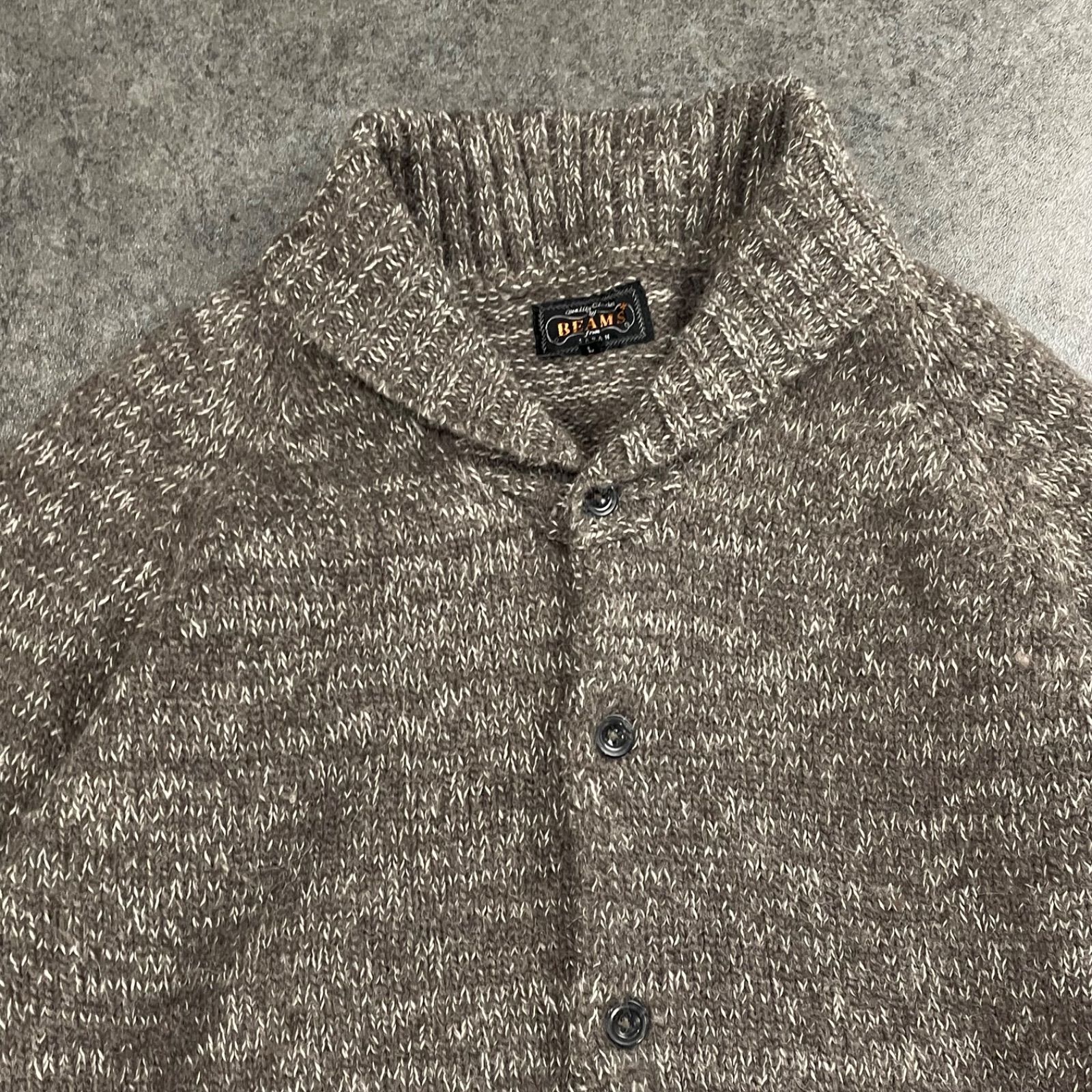 BEAMS PLUS JAPAN Cardigan Alpaca Mixed ビームスプラス ビームス 