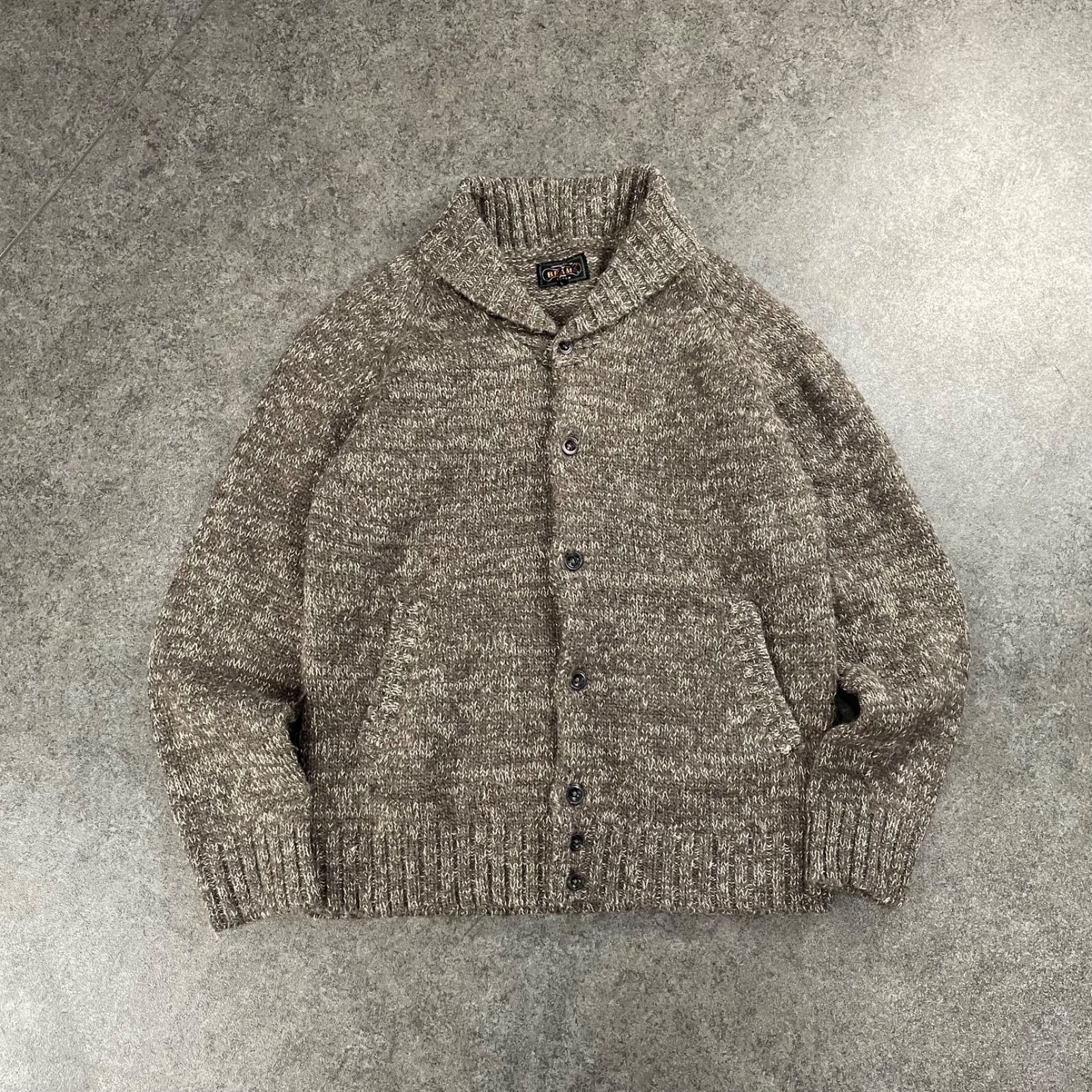 BEAMS PLUS JAPAN Cardigan Alpaca Mixed ビームスプラス ビームス 