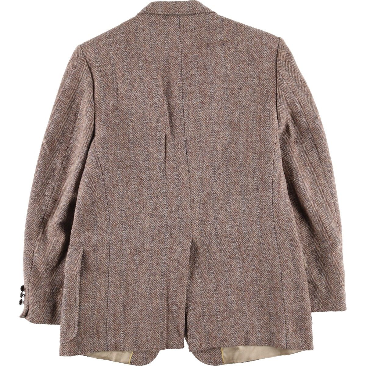 古着 90年代 ニノセルッティ NINO CERRUTI Harris Tweed ハリスツイード ヘリンボーン ウールテーラードジャケット eaa590823