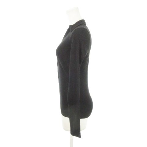 ジョセフトリコ JOSEPH TRICOT リブカットソー スキッパー 襟付き 長袖