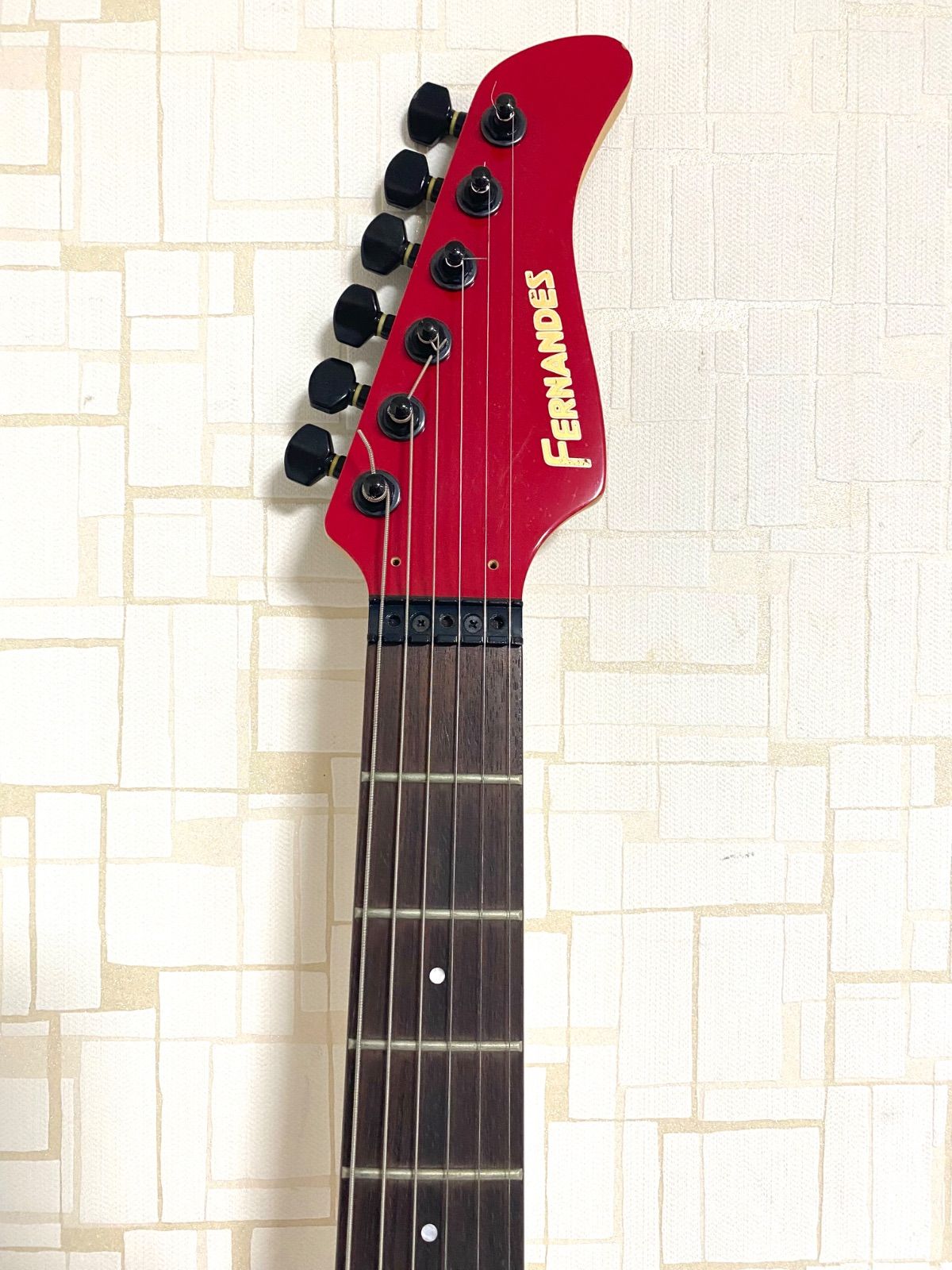 FERNANDES フェルナンデス FR 75 エレキギター レッド ソフトケース付き