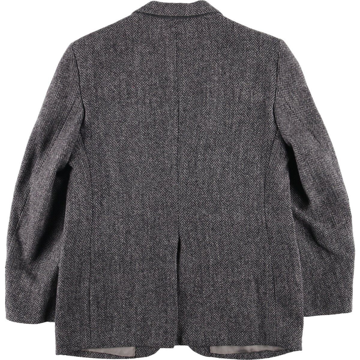 古着 90年代 ハリスツイード Harris Tweed ヘリンボーン ウールテーラードジャケット メンズL相当 ヴィンテージ eaa590834