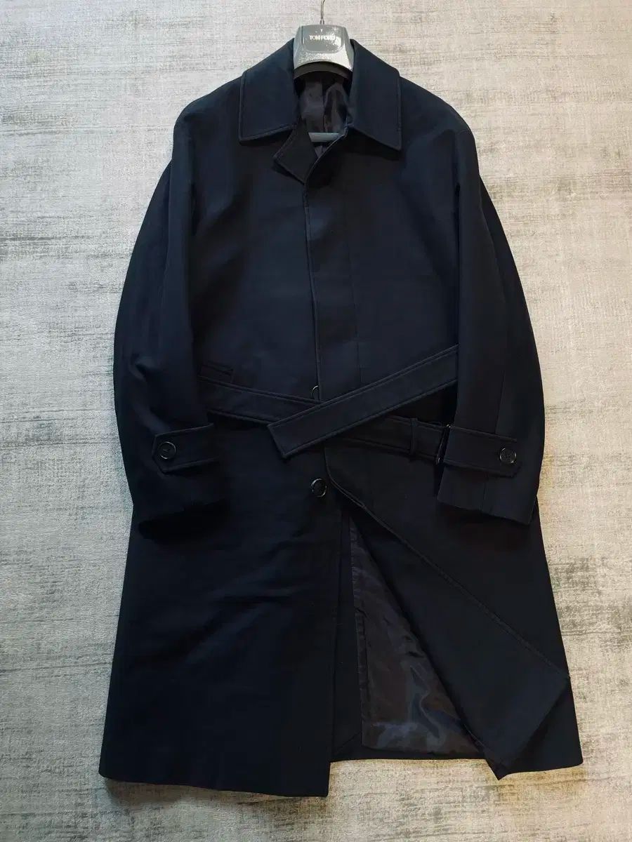 SYSTEM homme エル ステムブレンド ベルト付き カーコート