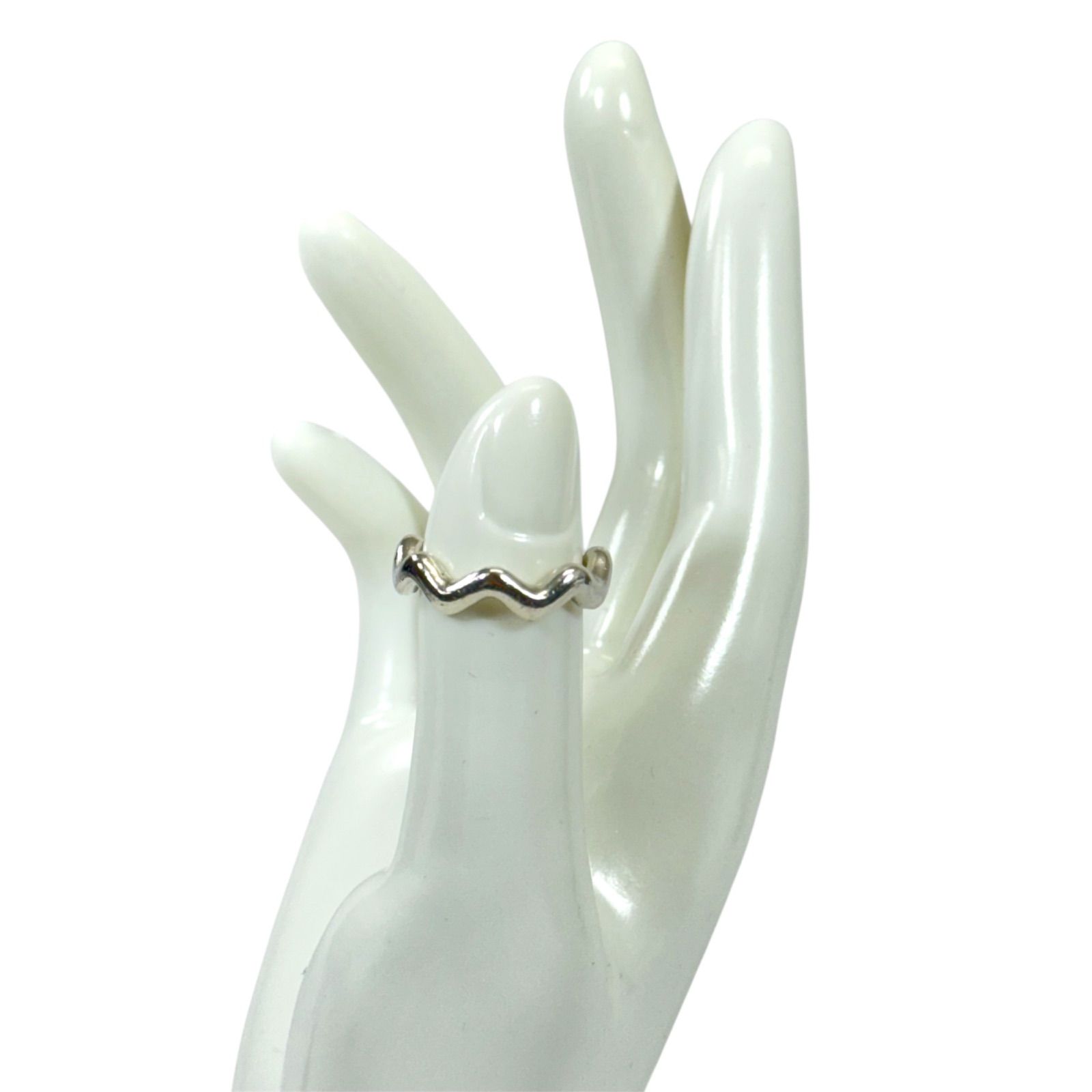 TIFFANY ティファニー ジグザグ リング シルバー 7号 希少・美品