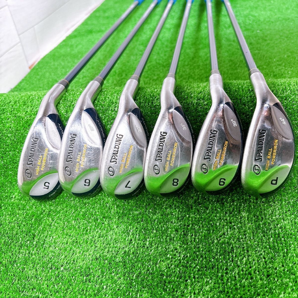 スポルディング ハイボールパワー アイアン6本セット メンズ 右 R ぶっ