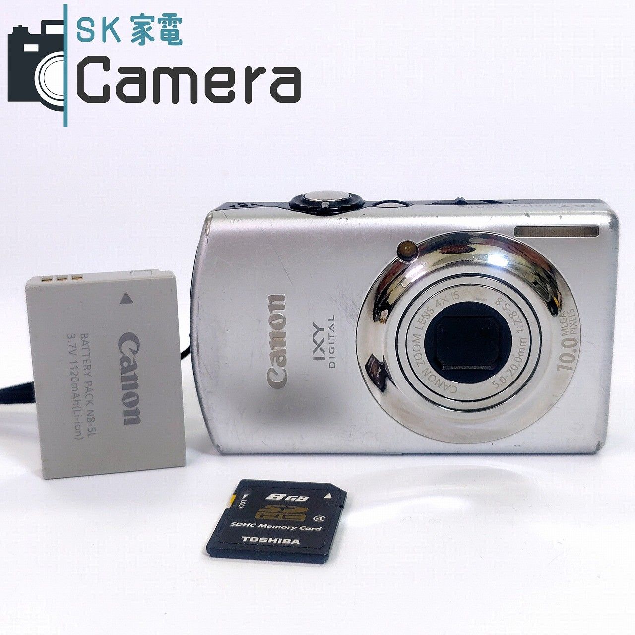 動作未確認】Canon IXY DIGITAL 920 IS シルバー 本体 動作未確認