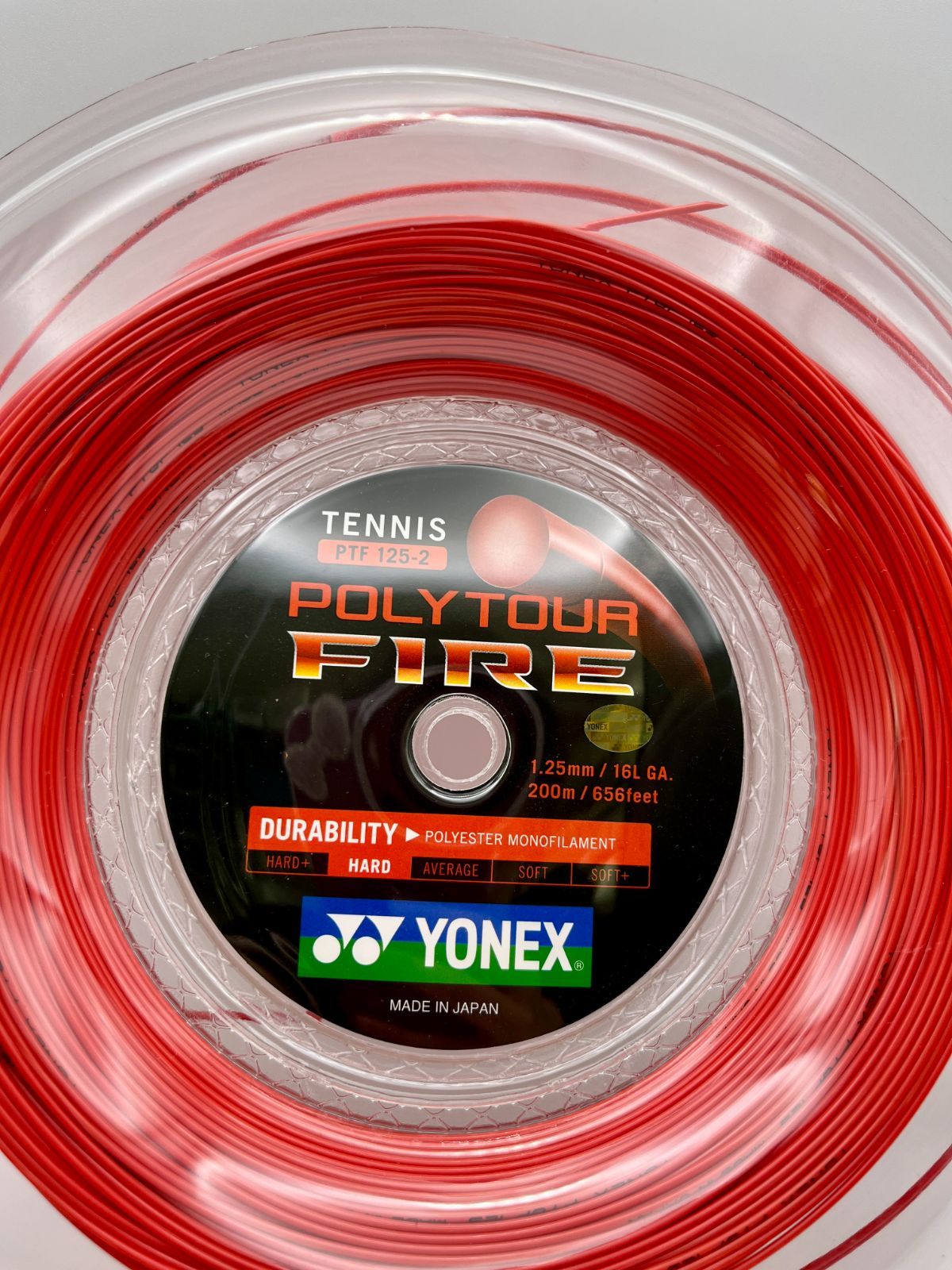 ①QQ YONEX POLYTOUR FIRE 125 Reel ヨネックス ポリツアーファイア 