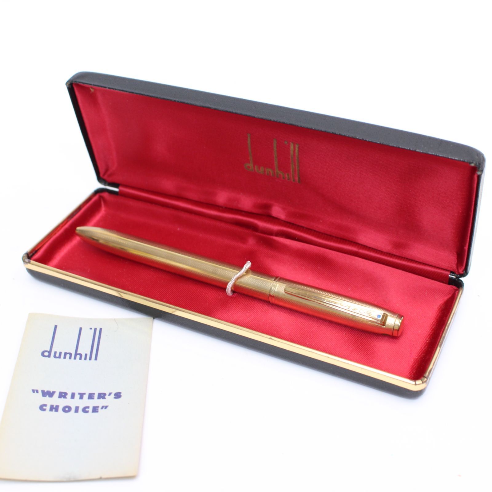 dunhill ダンヒル　ゴールド ボールペン　3色＋シャーペン 727)dunhill ダンヒル 3色ボールペン＋シャーペン ゴールドカラー 専用