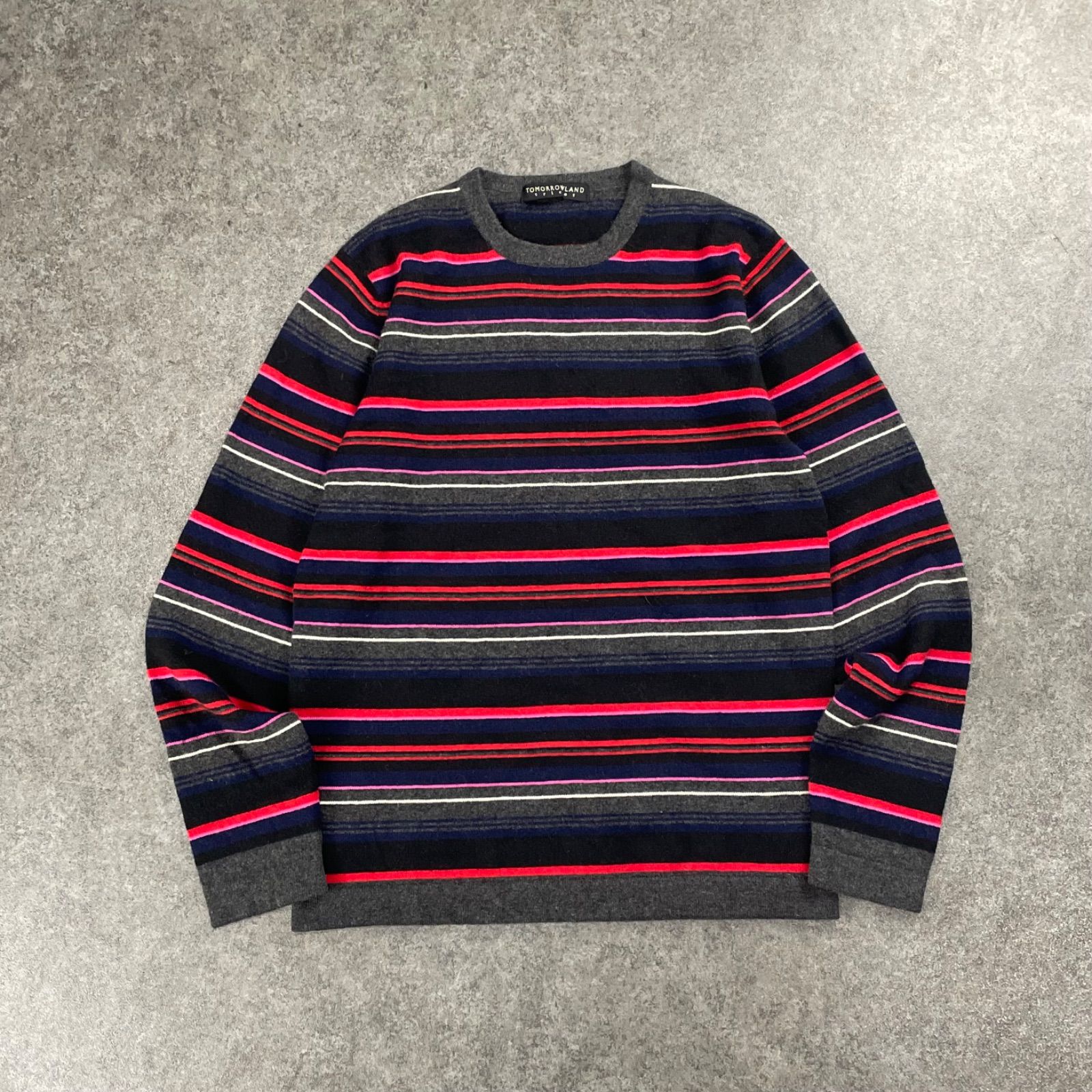 TOMORROWLAND tricot Cashmere Sweater Multicolor トゥモローランド 