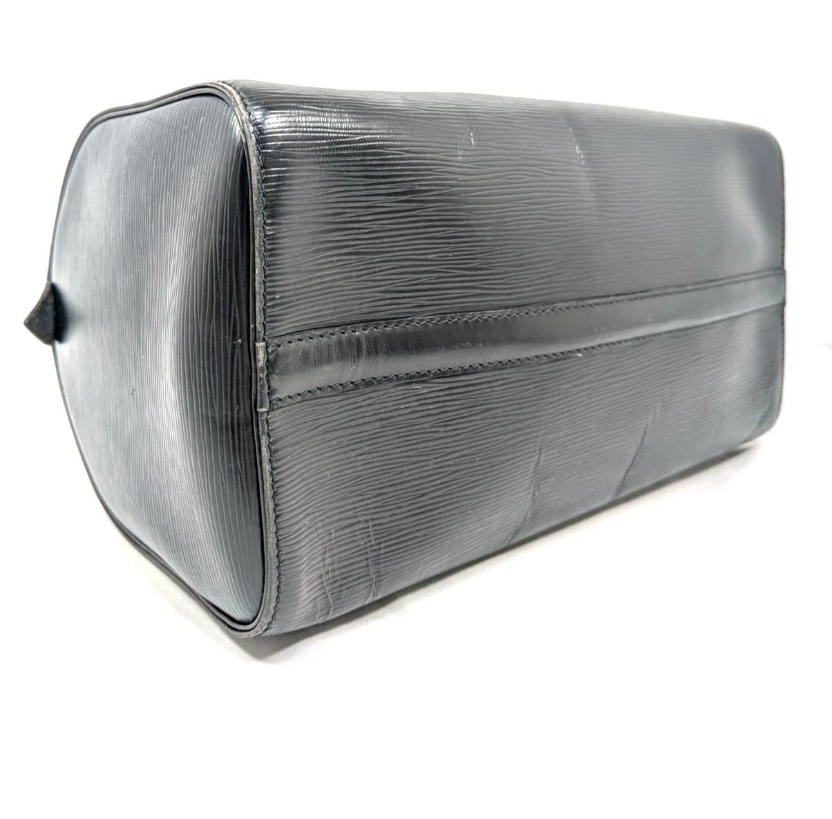 本物 ルイ ヴィトン スピーディ 30 ハンドバッグ エピ M59022 LOUIS VUITTON ブラック ノワール レザー ボストンバッグ レディース ヴィンテージ DECORATOM_COM_BR