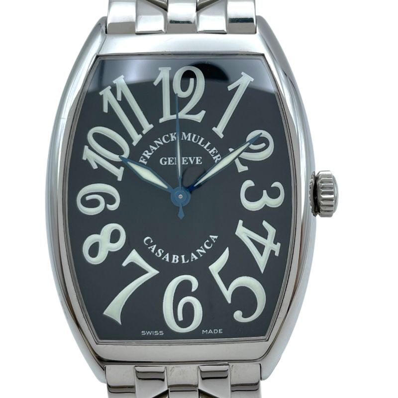 フランク ミュラー FRANCK MULLER カサブランカ 6850 ブラック SS 自動巻き メンズ 腕時計