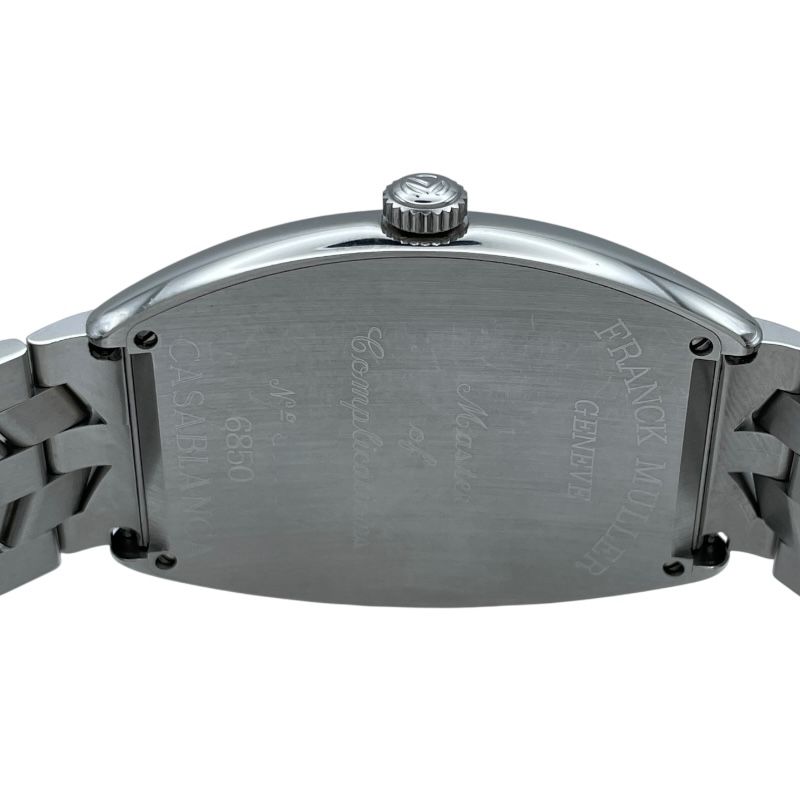 フランク ミュラー FRANCK MULLER カサブランカ 6850 ブラック SS 自動巻き メンズ 腕時計