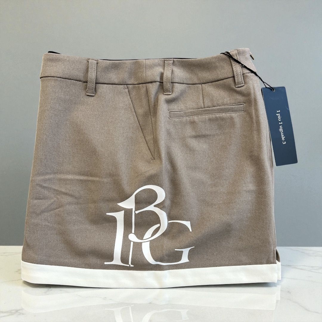 1piu1uguale 3 ゴルフ レディース タイトスカート 膝上丈 インナーパンツ付き