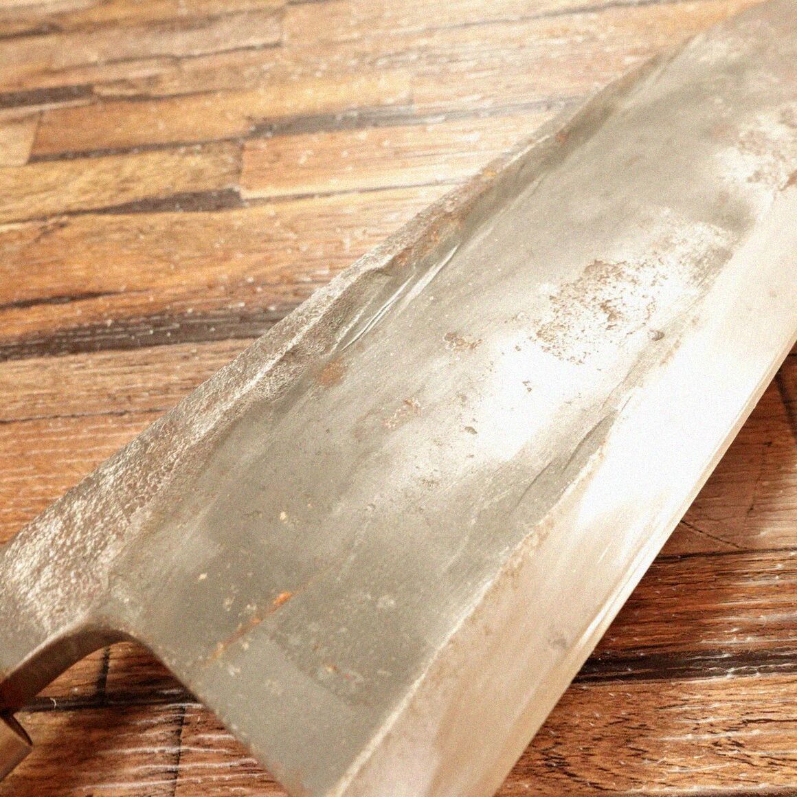  有次 大出刃包丁 研ぎ済 黒打ち 特製 ハガネ 245 mm 出刃包丁 包丁 ナイフ