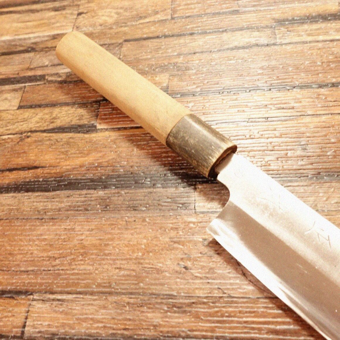 正本 薄刃包丁 研ぎ済 水牛柄 片刃 菜切り日本鋼製 菜切り包丁 木製ハンドル 正本 薄刃包丁 研ぎ済 水牛柄 片刃 菜切り日本鋼製 菜切り包丁 木製