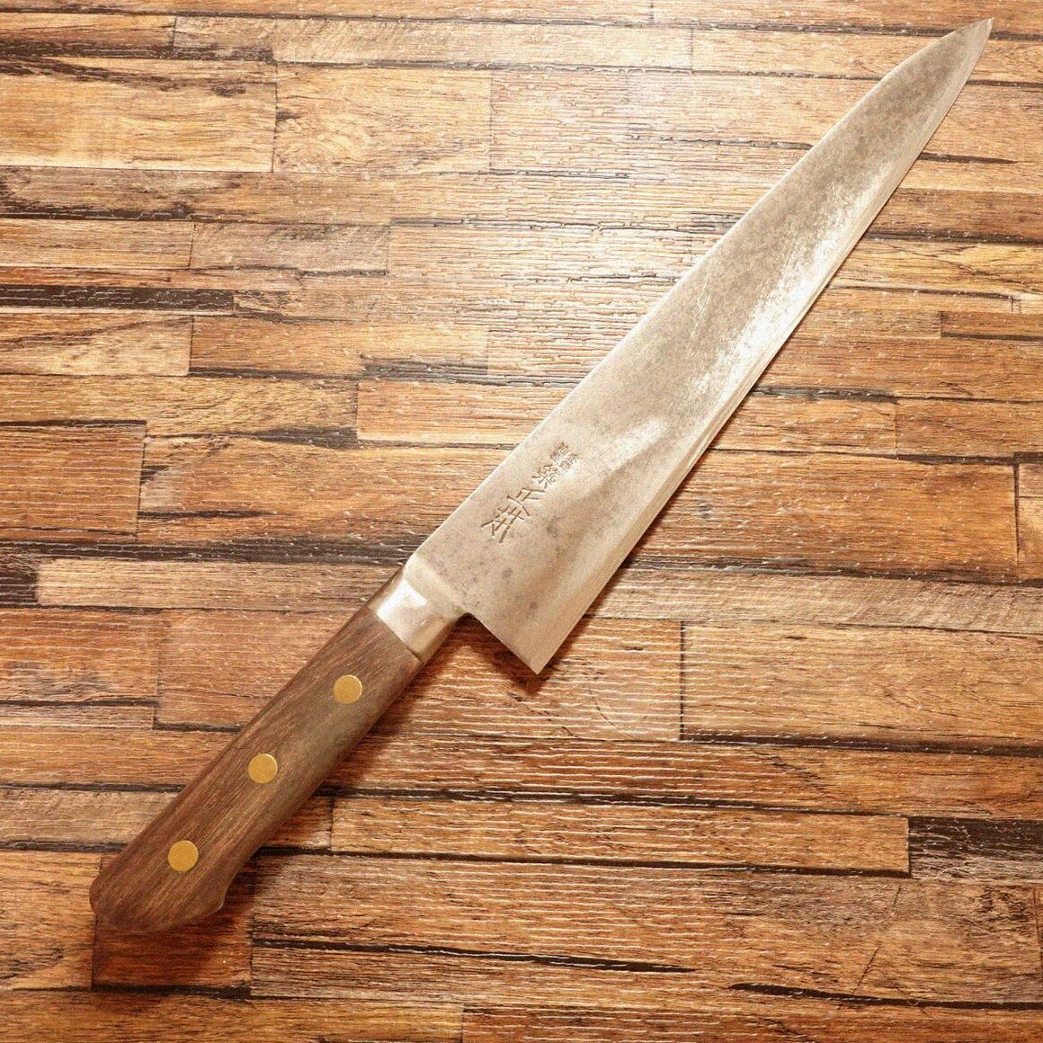 築正本 洋出刃包丁 研ぎ済 牛刀 築地 正本 刃厚 シェフナイフ 270mm