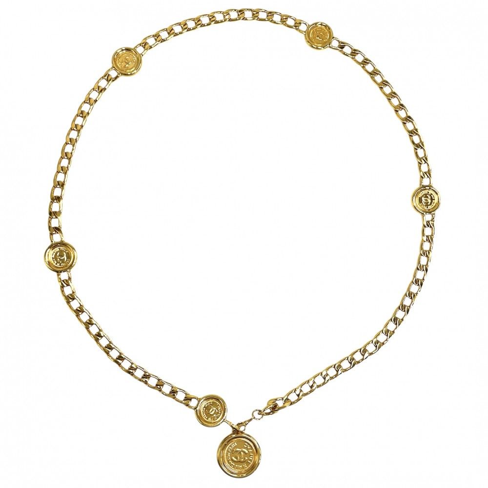 シャネル ベルト レディース チェーンベルト ココマーク ヴィンテージ  