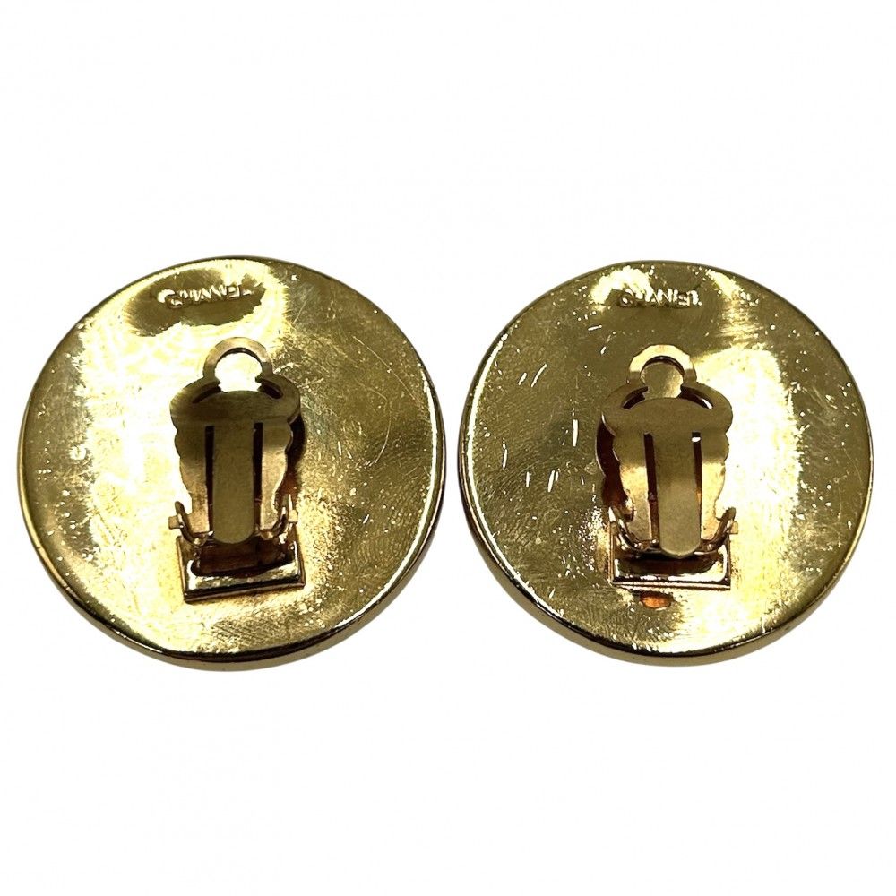 シャネル イヤリング レディース ヴィンテージ フクロウモチーフ CHANEL GP ゴールド 約46.9g 品