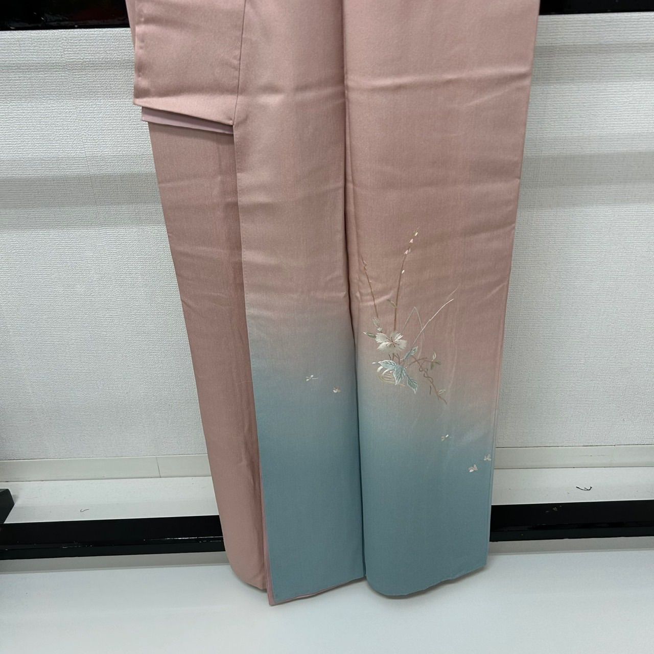 美しい花刺繍 袷