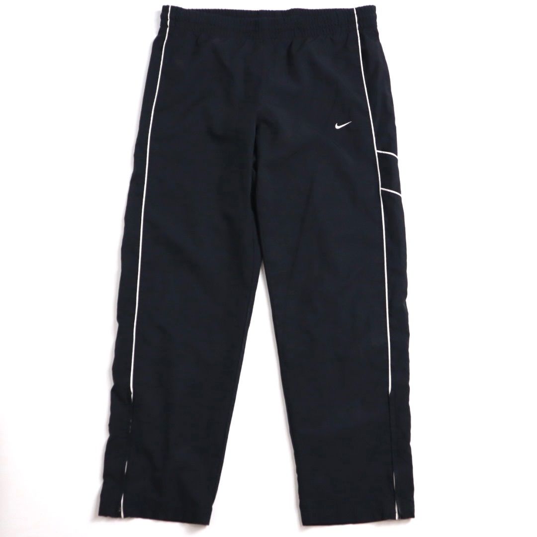nike ナイキ サイドライン ワイド バギー ナイロンパンツ カーゴパンツ ノームコア ブラック y2k ギア gear tech archive