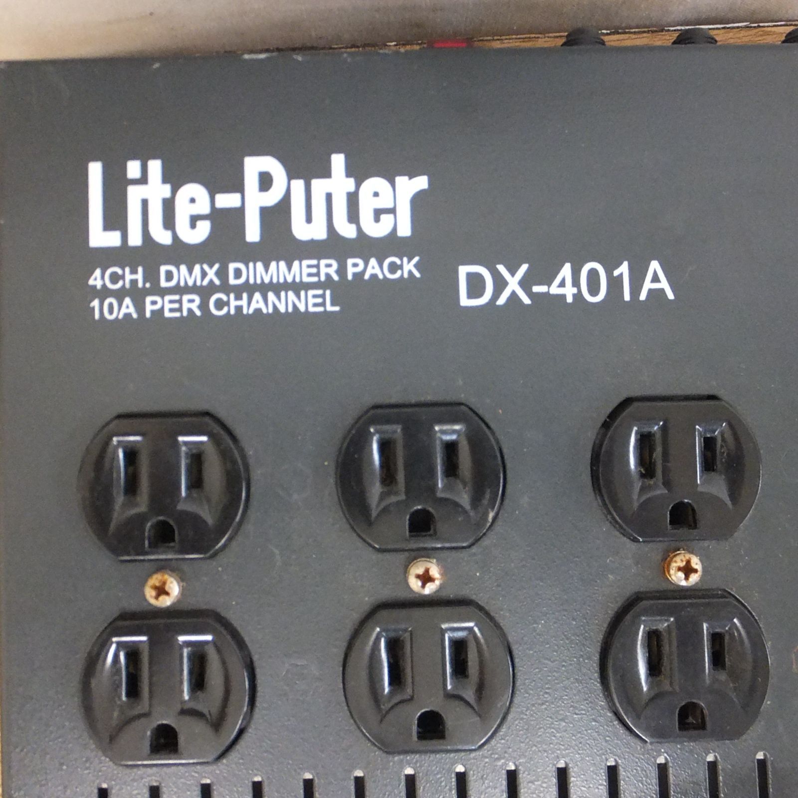 US986【激レア】Lite-Puter 4チャンネル DMXディマーパック DX-401A 
