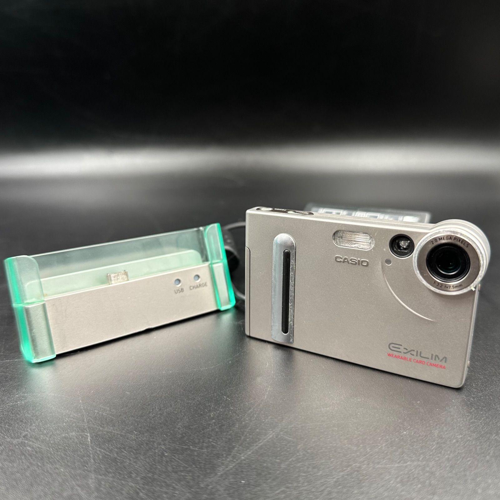 カメラ CASIO EXILIM EX-S2 コンパクトデジタルカメラ シルバー
