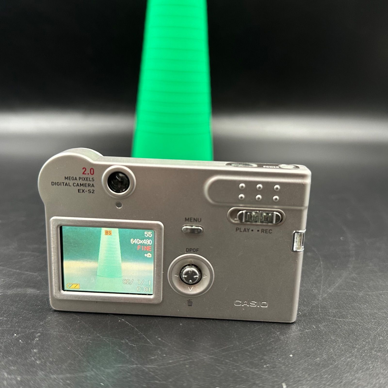 カメラ CASIO EXILIM EX-S2 コンパクトデジタルカメラ シルバー