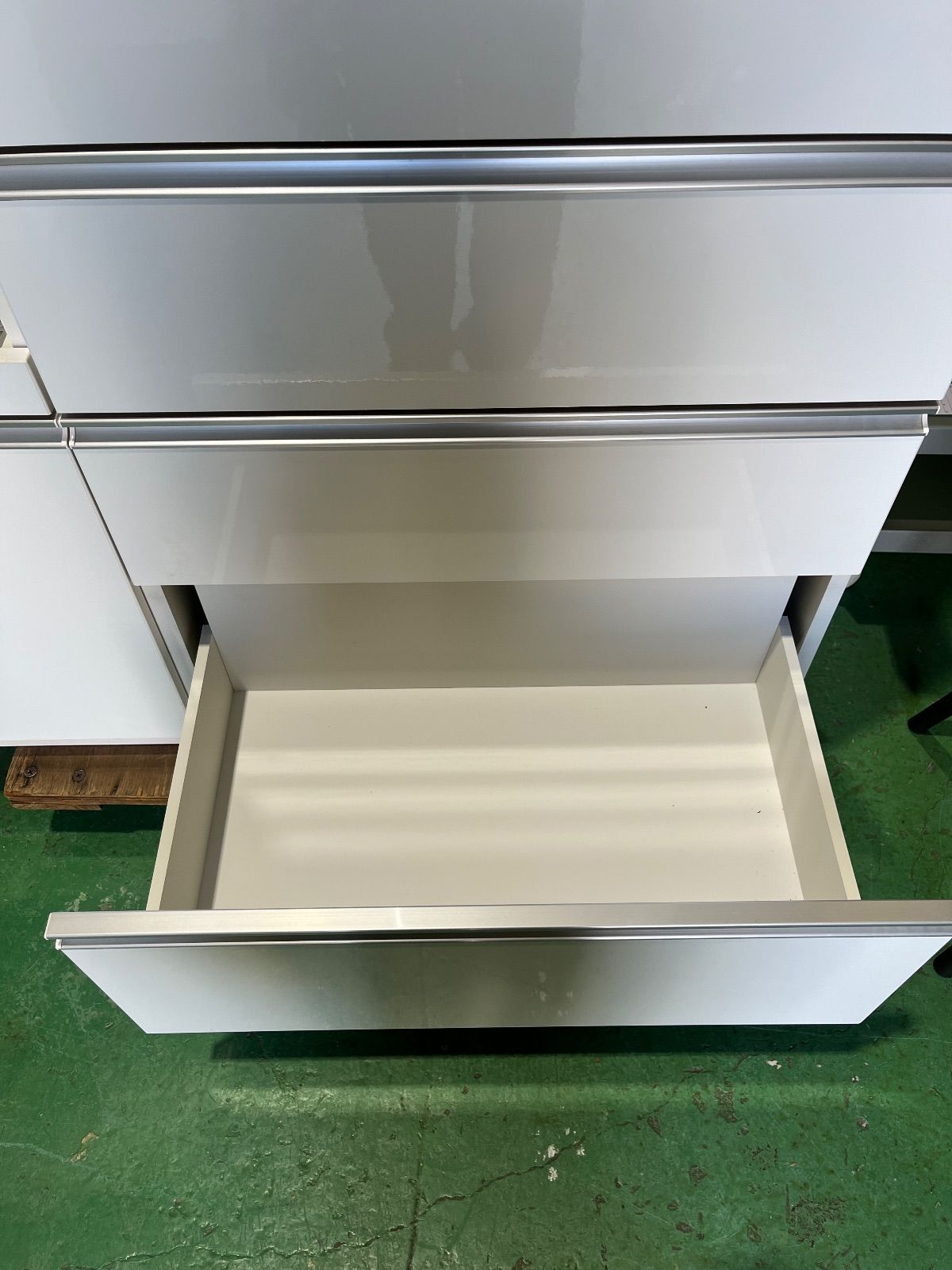 レンジボード ガラス扉付き