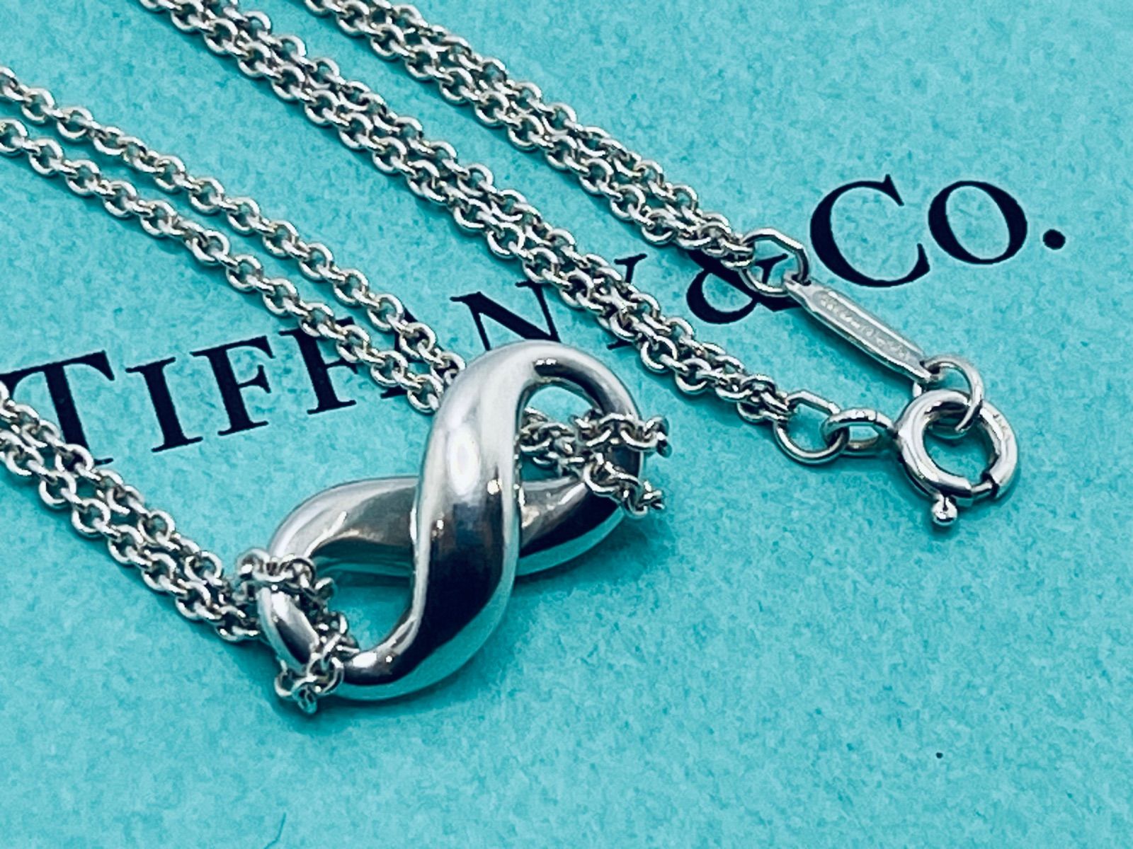 ティファニー 925/750 ラブノット バングル[g935-22］ TIFFANY＆Co