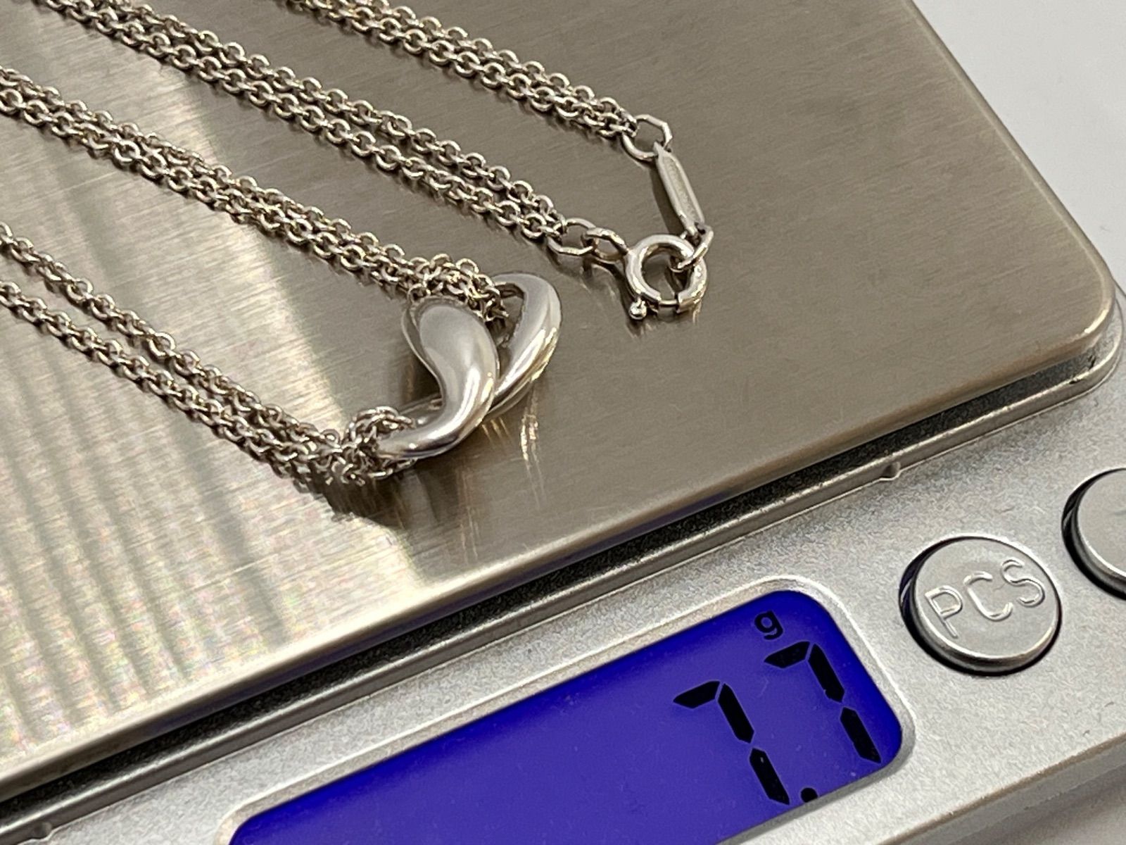 a155 Tiffany&Co. 美品 ティファニー インフィニティ ダブルチェーン