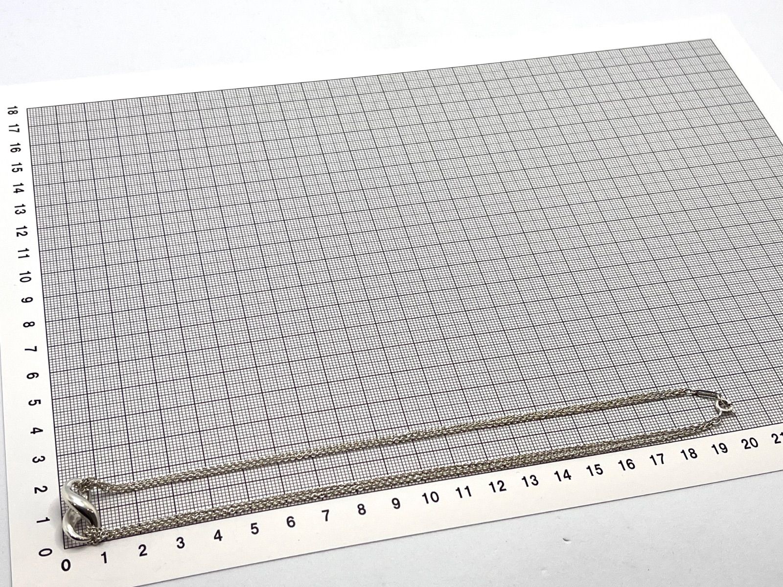 a155 Tiffany&Co. 美品 ティファニー インフィニティ ダブルチェーン