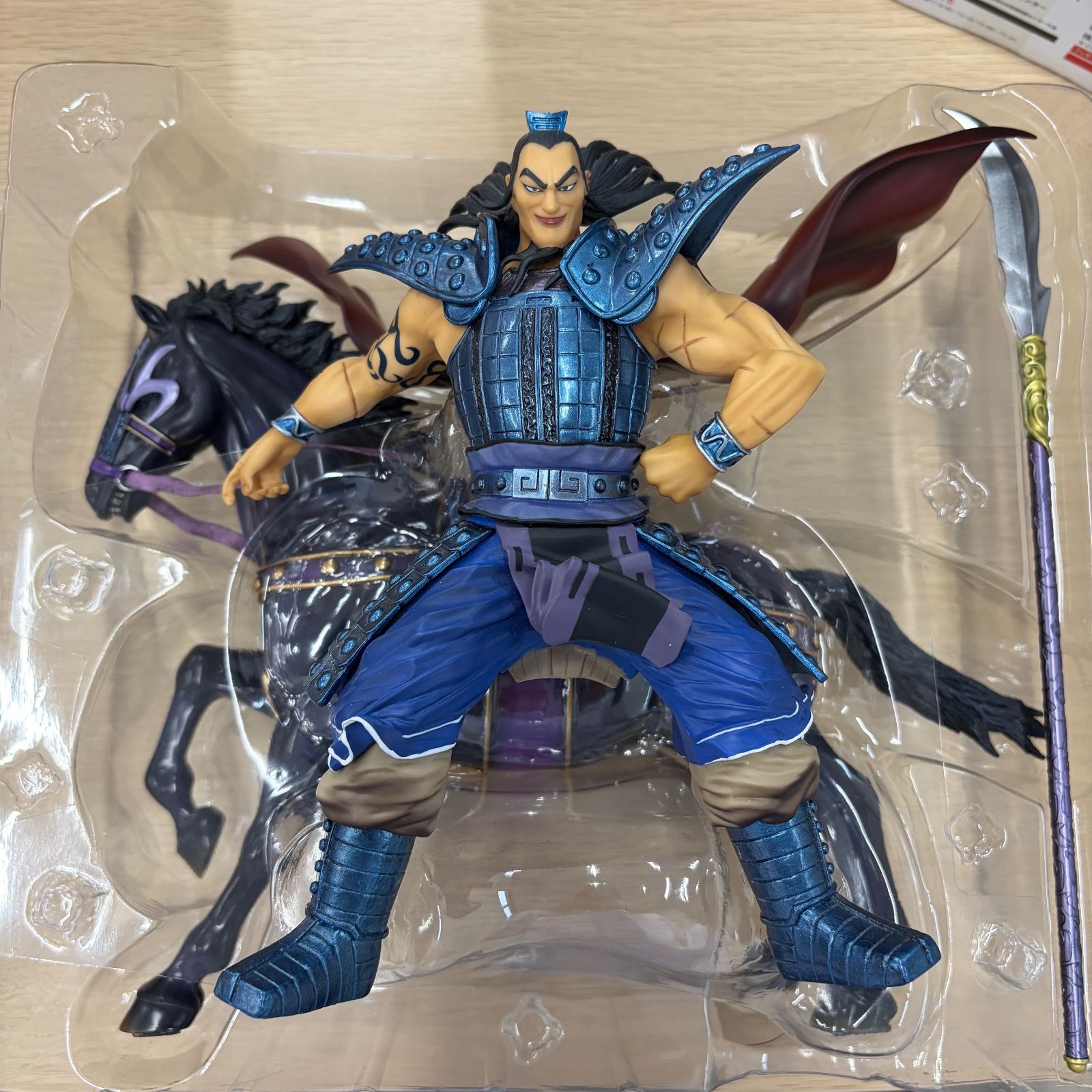 キングダムフィギュア王毅将軍出陣未開封 フィギュアーツZERO 