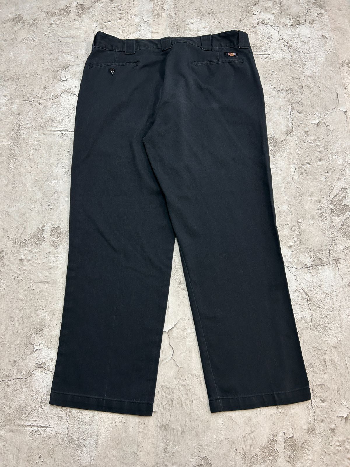 ３枚ディッキーズ874 ブラックチノパン　ワーク　古着W43 L29相当 3枚ディッキーズ874 ブラックチノパン ワーク 古着W43 L29相当 ポロ