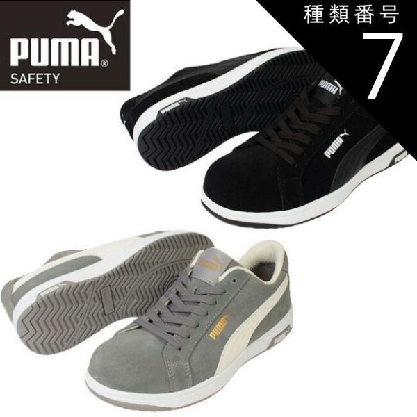 種類7：64.203.0 (グレー)/25.0cm PUMA プーマ 安全靴 作業靴 