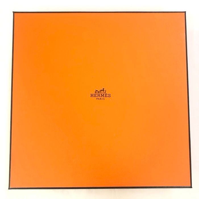 HERMES エルメス 空箱 ショッパー リボン 3点セット クッション材付き