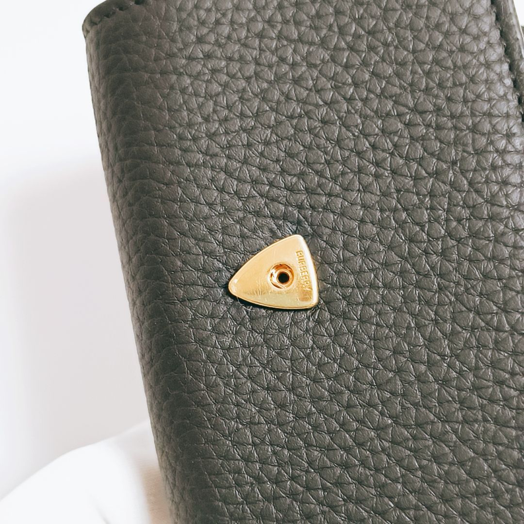 新品未使用】BURBERRY Bシールド ウォレット 3つ折り財布 小銭入付