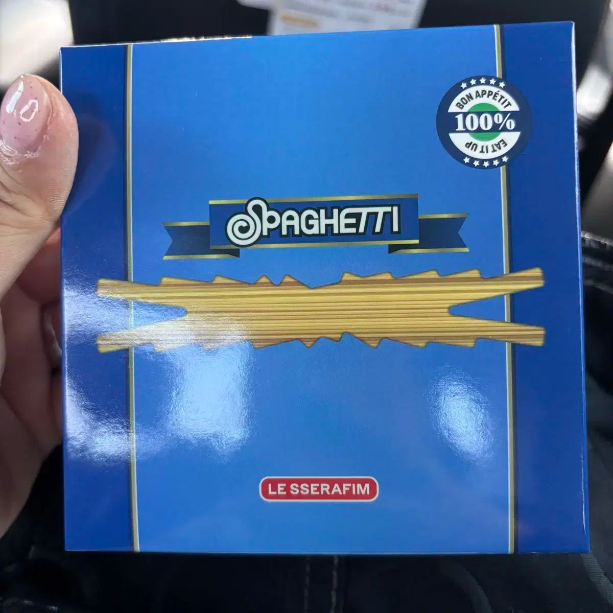 LE SSERAFIM supagetthi イヤホン 品切れ品 新品・未使用 LE SSERAFIM（ルセラフィム・ルセラ）スパゲッティ 有線イヤホン 実物