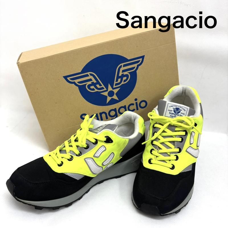 via SANGACIO サンガチオ スニーカー スニーカー スカル be-1995 にゅ Tokyo 特製キーホルダー付き