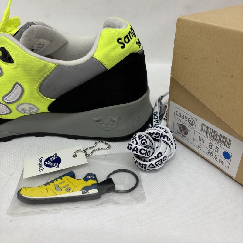  via サンガチオ スニーカー スカル be-1995 にゅ Tokyo 特製キーホルダー付き スニーカー 靴