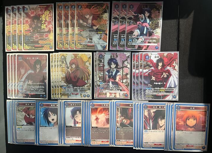 デッキ るろうに剣心青師弟デッキ UNIONARENA フルパラ ユニオンアリーナ