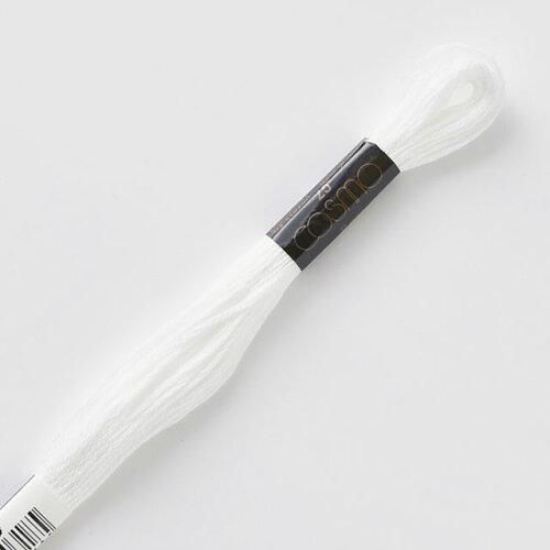 【新品・5営業日で発送】COSMO(コスモ) 25番 刺しゅう糸 色番 (100) (25-6_100)【入数:5】