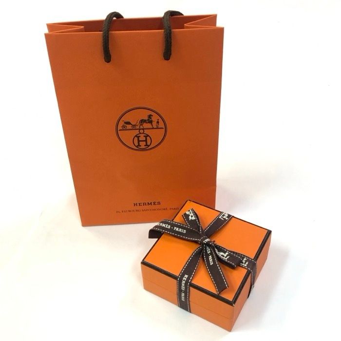 HERMES ショップ袋 封筒 リボン セット エルメス HERMES】 ジュエリー