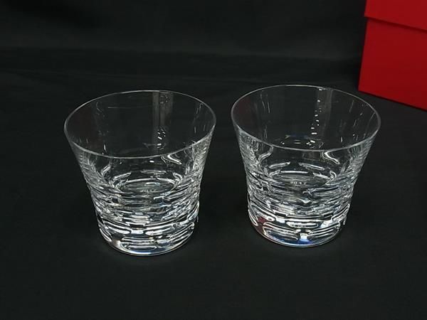 Baccarat バカラ ルチア イヤータンブラー2017 クリスタルガラス ロックグラス 食器 ペア 2個セット クリア BN4901