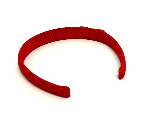 Salvatore Ferragamo フェラガモ ヴァラリボン キャンバス カチューシャヘ ア レディース レッド系 FP6397