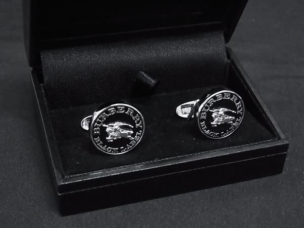 □新品同様□ BURBERRY バーバリーブラックレーベル カフス カフス