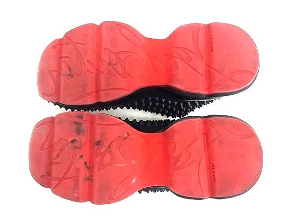 Christian Louboutin ルブタン Spike-sock スパイクソックス スタッズ スニーカー サイズ40 約25 cm 靴 ブラック系 DB 2991